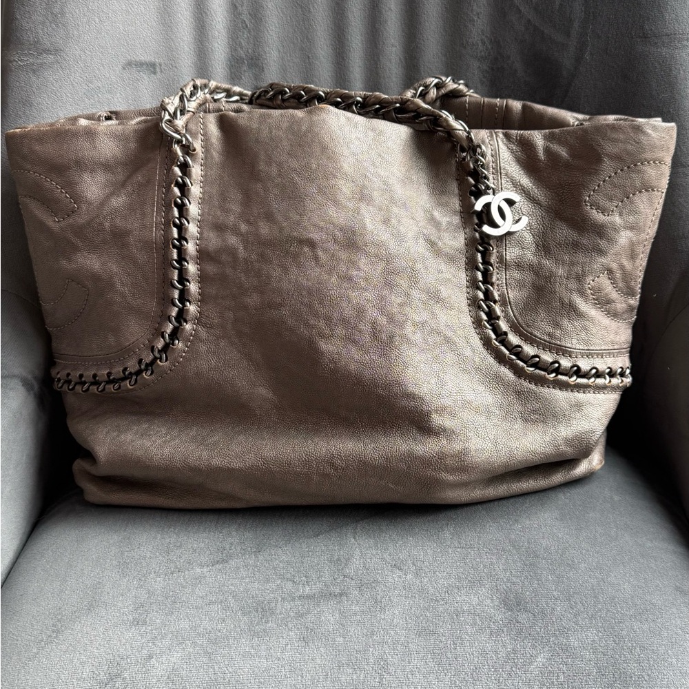 SOLD Chanel Leather Tote